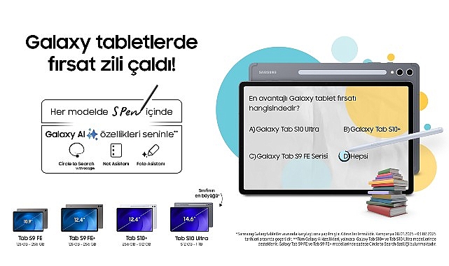 Samsung’da sömestr tatiline özel indirim kampanyası!