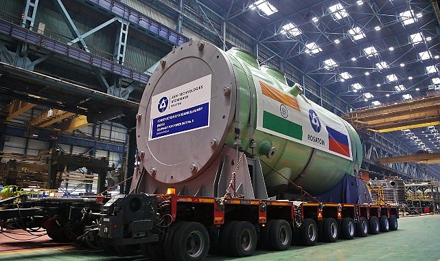 Rosatom, Hindistan’daki Kudankulam NGS’nin 6. Güç Ünitesi İçin Reaktör Kabını Sevk Etti