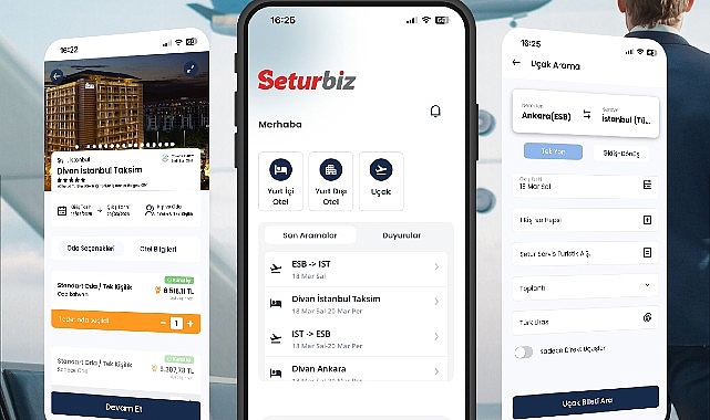 Seturbiz ile iş seyahatlerinizi şimdi mobilden planlayabilirsiniz